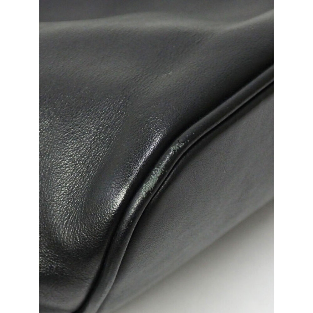 Prada trim Re Shoulder bag Black Milano leather Nylon tote - Picture 7 of 9